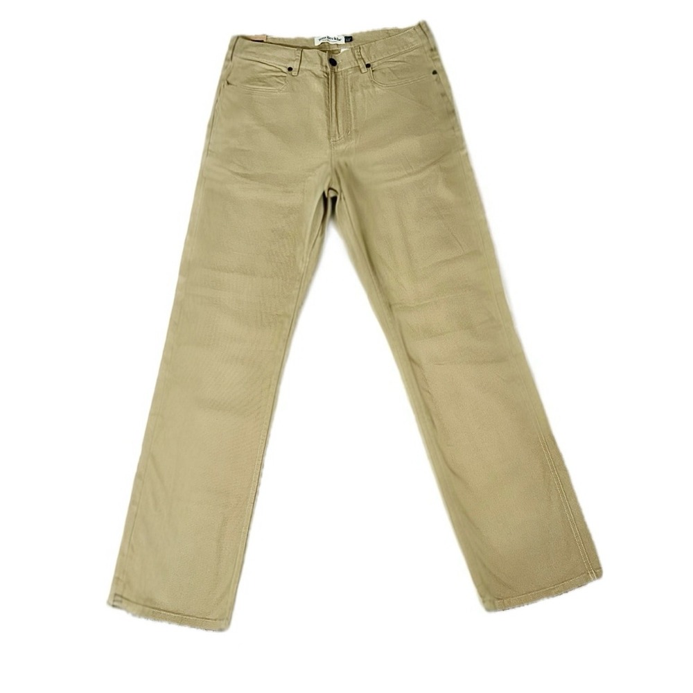 TOM BECKBE *NWT* Premium Heritage Canvas Khaki Field Pants Straight Leg | Sz 32